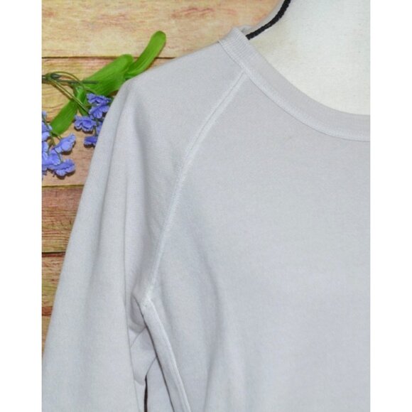 Standard James Perse Gray Sweatshirt Dress Pockets Lagenlook Size 1 Cotton - Picture 3 of 10